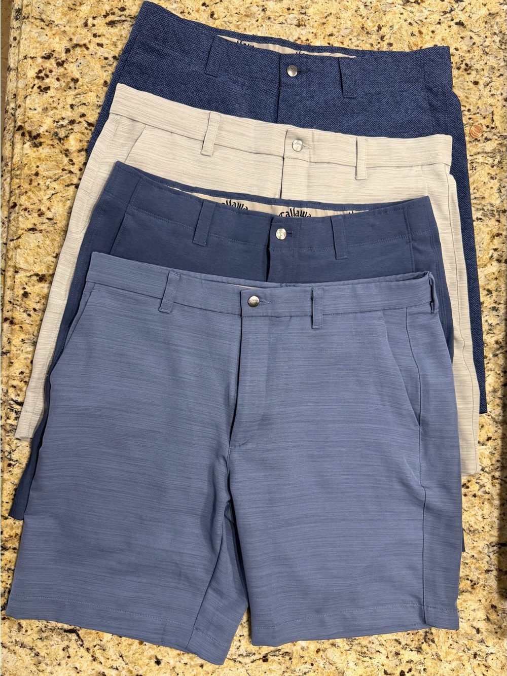 Callaway Men's Performance Golf Shorts - Set of 4
